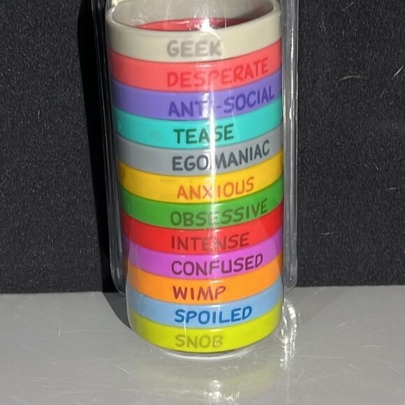 Fred Beer Bands - Set of Fun Drink Identifiers for Parties - Picture 3 of 8